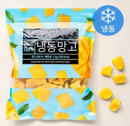   딜라잇가든 냉동 망고 1kg, 집에서 즐기는 달콤한 열대과일