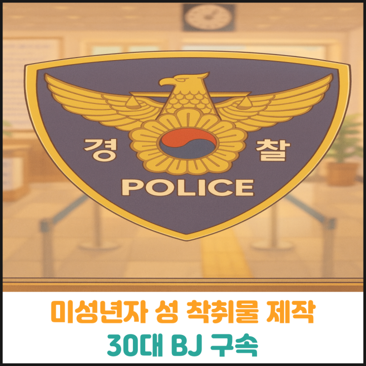  미성년자 성 착취물 제작 30대 BJ구속