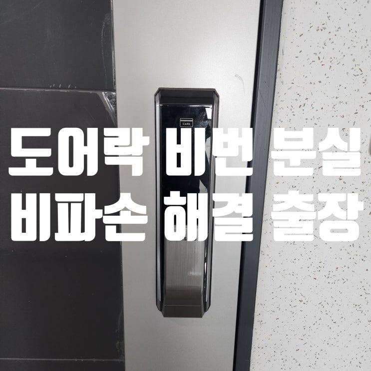  삼성 도어락 비밀번호 분실 오류 비파손 해결 사례 SHP DP710 김포 운양동열쇠