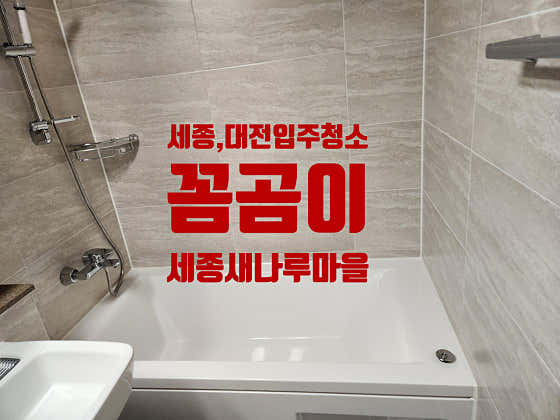 세종시 나성동 입주청소, 깨끗함의 기적 ✨