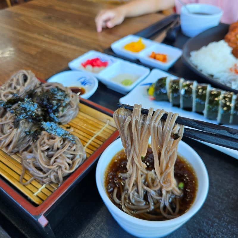 포항 흥해 메밀소바맛집:솔밭메밀소바