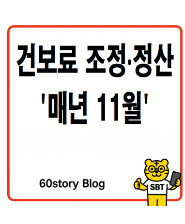 11월 건강보험료 정산, 알고있나요? (근로소득, 사업소득, 종교인소득 조정 신청자 대상)