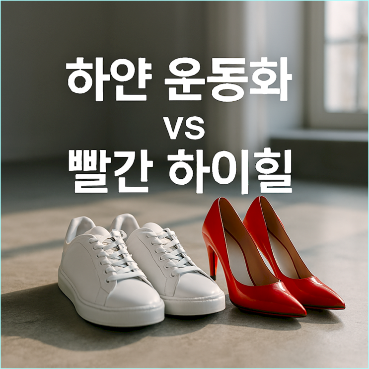  신발 심리 분석: 하얀 운동화 vs 빨간 하이힐, 당신의 무의식적 욕망은?