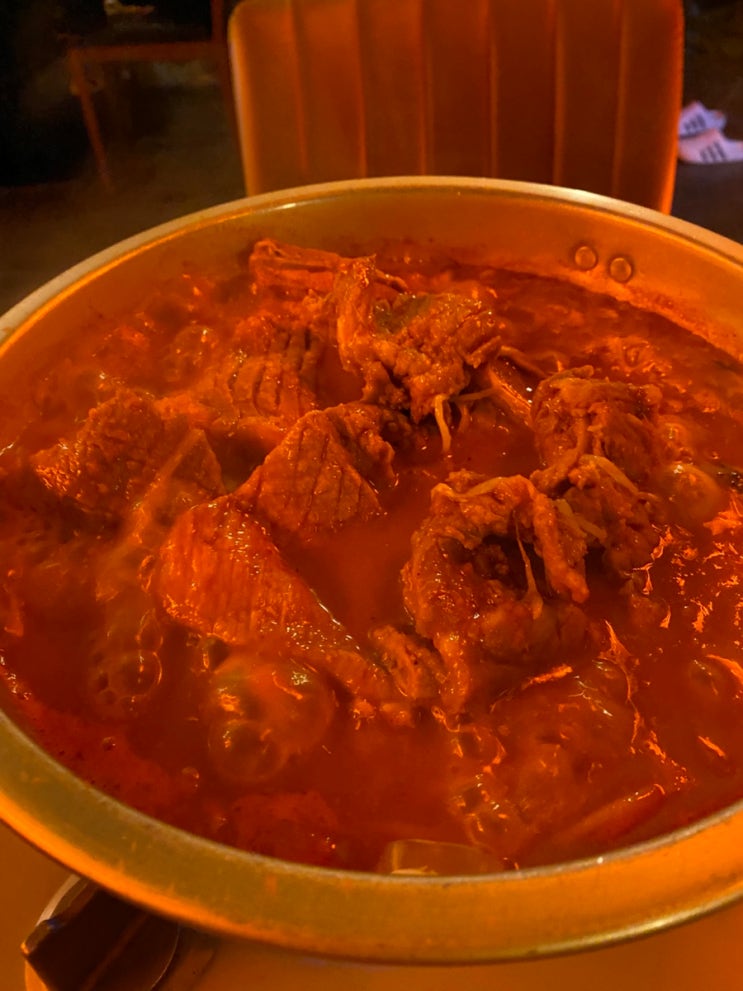  혼술하기 좋은 객리단길 술집 화녕본점 다가동맛집 시그니처메뉴 매운 양푼갈비찜 추억의 맛이 나는 매콤돈까스 소주안주맛집