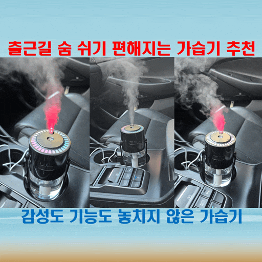  가을 겨울 필수템 감성인테리어도 되고 기능도 완벽 차량용 SMIRIA가습기