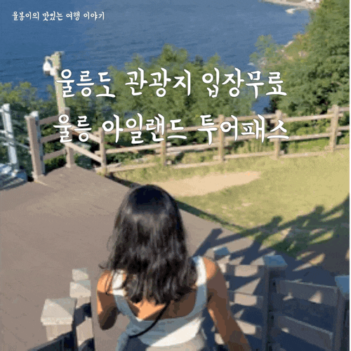 울릉도가볼만한곳 세 곳 이상만 가도 이득인 울릉도패스(울릉아일랜드투어패스) 필수 구매!