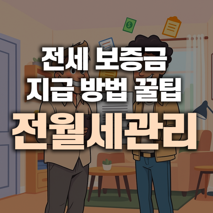  전세 보증금 지급 방법과 안전하게 받는 꿀팁 총정리