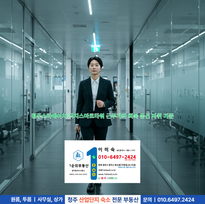  청주스타에이치·직지스마트타워 근무자의 회복 동선 자취 기준