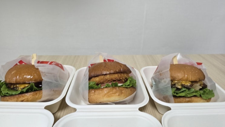  포항 오천문덕 햄버거 맛집 『 태이스버거 문덕점 』 시그니처매콤, 갈릭, 리얼새우버거 후기