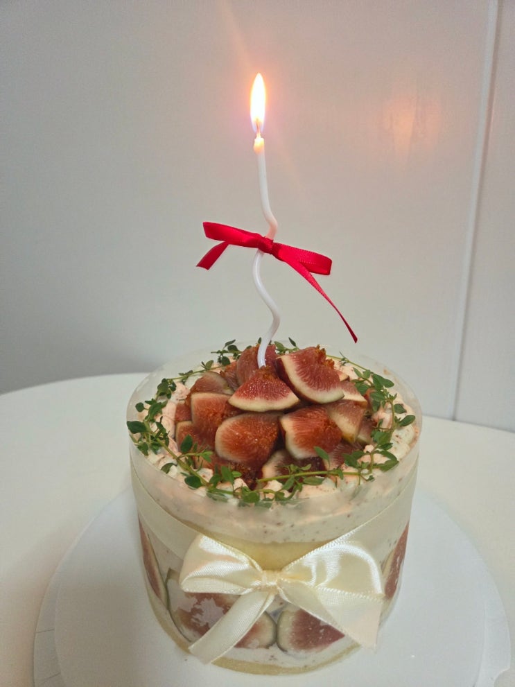  창원 진해케이크맛집 진해생일케이크추천 수제케이크 쉬폰,사르르 무화과와인케이크