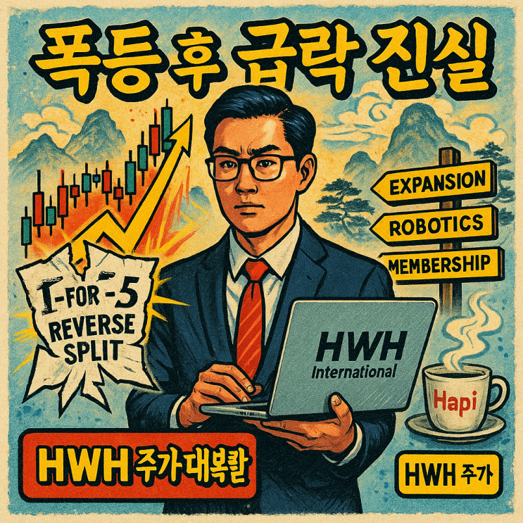  HWH 인터내셔널 주가 (HWH 주식) 하루 200% 폭등?
