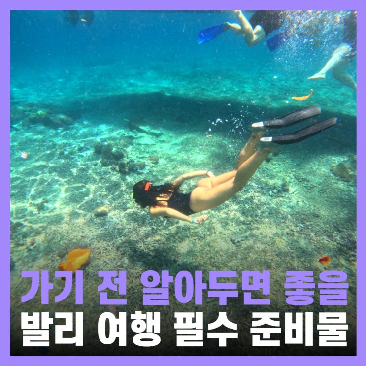 발리 여행 시간 주의사항 필수 준비물 상비약