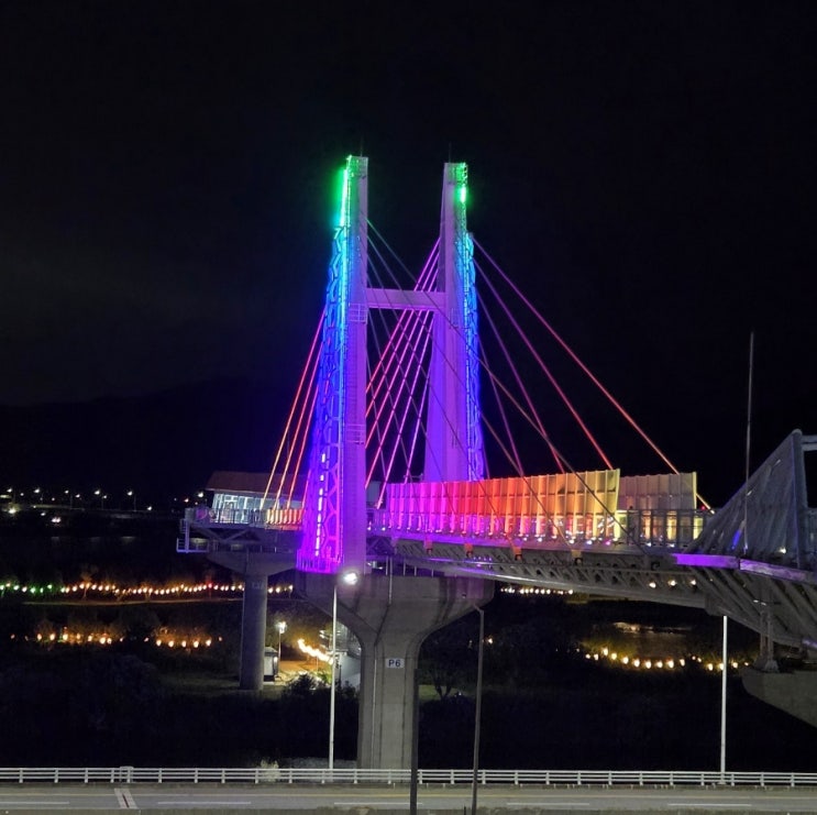  부산 야경 데이트 명소 구포 금빛노을브릿지 산책