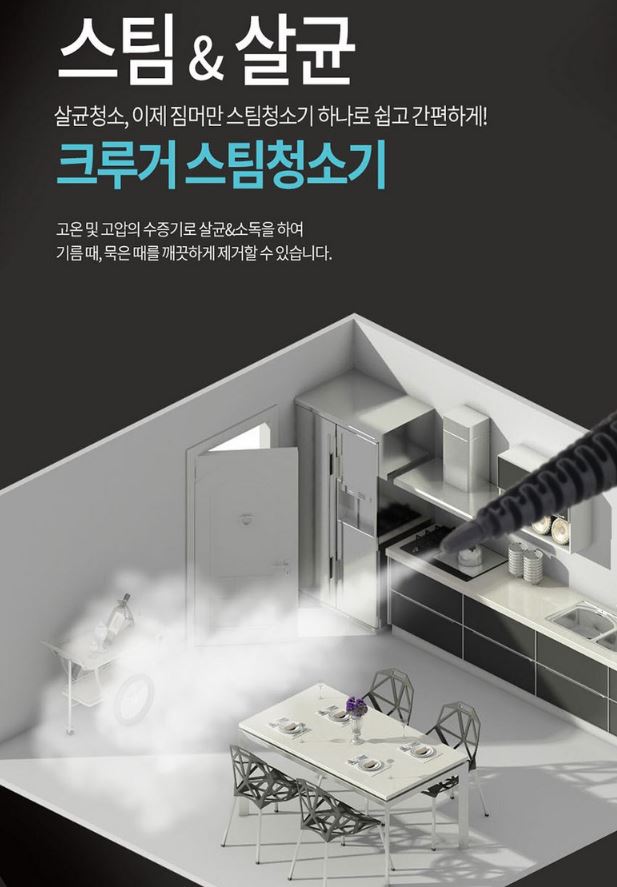  “핸디 스팀청소기 – 고압·고온 스팀으로 빈대부터 살균까지, 휴대 가능한 강력 클리너”
