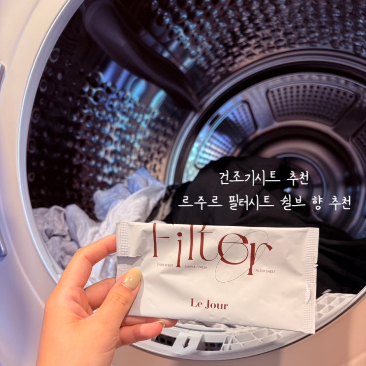  냄새, 먼지까지 다 잡는 르주르 필터시트 건조기 시트 추천