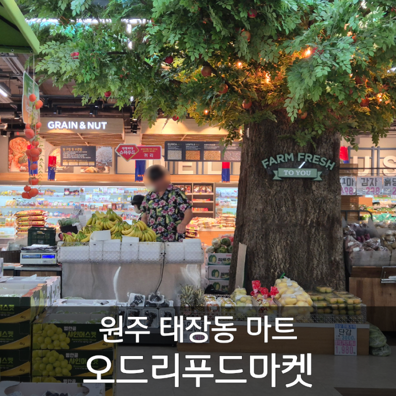 원주 태장동 마트 오드리푸드마켓 2만원이상 무료 배송 알뜰정보까지