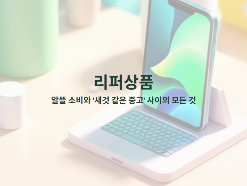 리퍼상품 뜻, 알뜰 소비와 ‘새것 같은 중고’ 사이의 모든 것