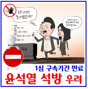  윤석열 1심 구속기간 만료 (ft. 내란재판 침대축구) : 지귀연판사, 석방위험, 출퇴근, 자동소총구매, 전담특별재판부, 영치금, 강제구인, 불출석, 박근혜, 연장