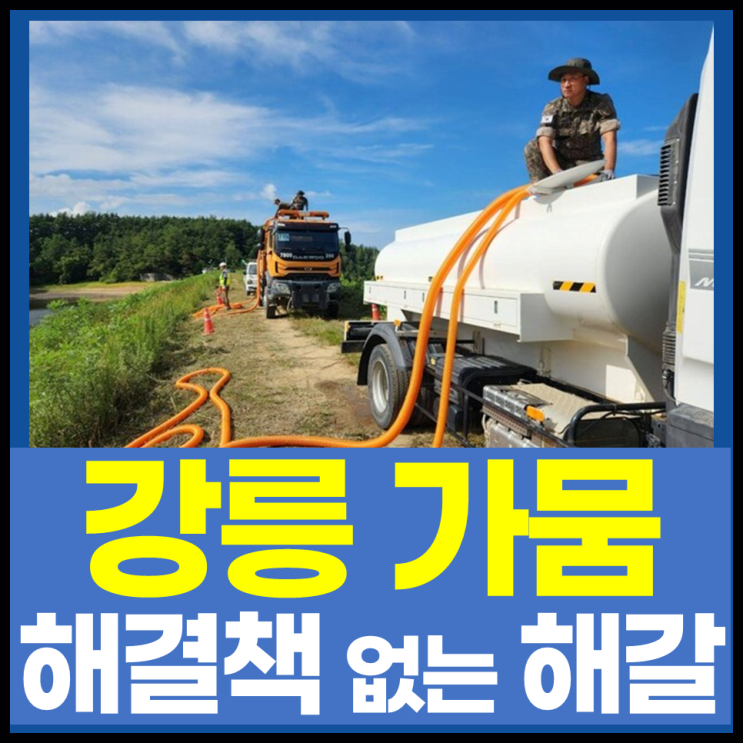 특별재난지역 <b>강릉</b> 최악의 <b>가뭄</b> 원인과 앞으로 어떻게... 