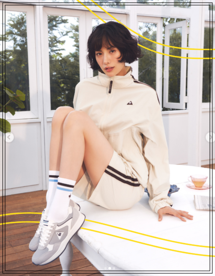 나나 르꼬끄 트레이닝복 셋업 여자 운동복 패션