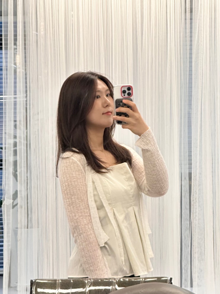  청담동 미용실 중단발 레이어드컷 얼굴형에 맞춰서 성형컷 후기