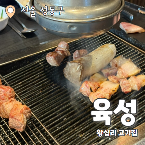  육성 : 왕십리 구워주는 깔끔한 고기집 청첩장모임 추천 후기