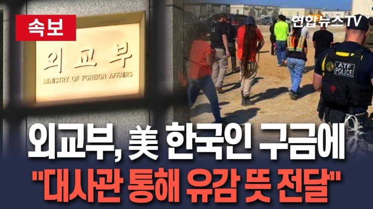 [영상] 사슬에 묶여 줄줄이…이재명 대통령 ‘미 <b>한국인 구금</b>... 