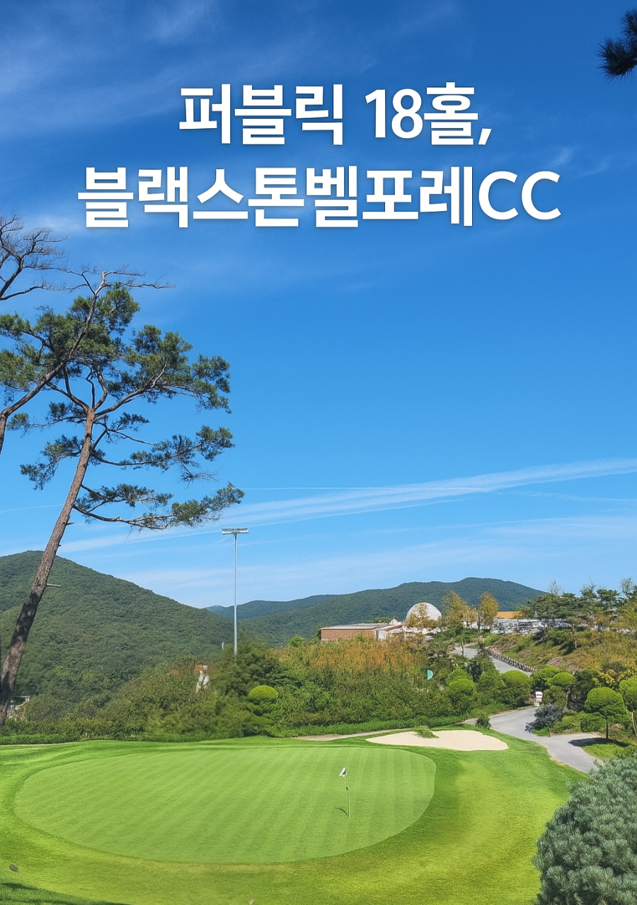 블랙스톤벨포레CC｜그린피·코스·방문자 리뷰 총정리