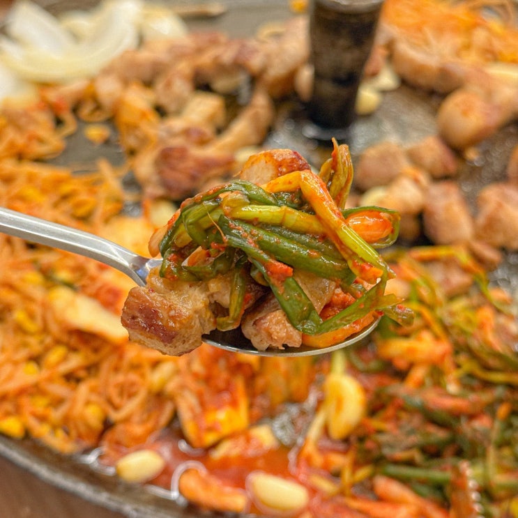  의정부 고산동 맛집 싹쓰리솥뚜껑김치삼겹살 고산지구 고기집