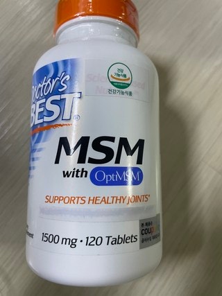  [관절·유연성 케어] 닥터스베스트 MSM 1500 120정 후기