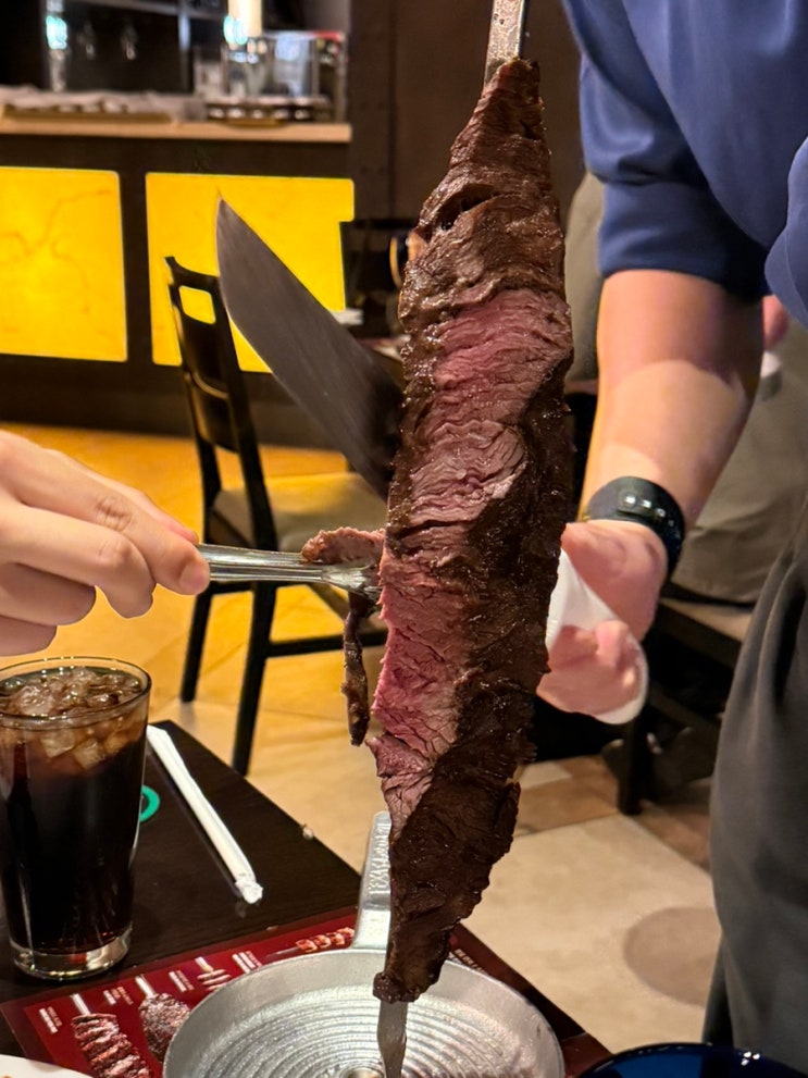  압구정 텍사스데브라질 슈하스코 맛집!