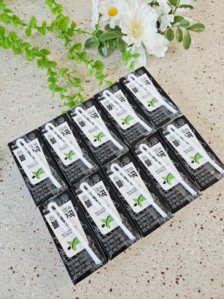  매일 마시고 싶은 건강 습관  그레인랩 고칼슘 블랙9곡 두유