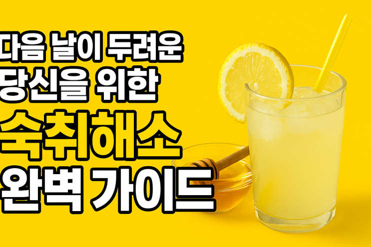   다음날이 두려운 당신을 위한 숙취해소 예방- 증상(두통과 위험성)-원인 완벽 가이드