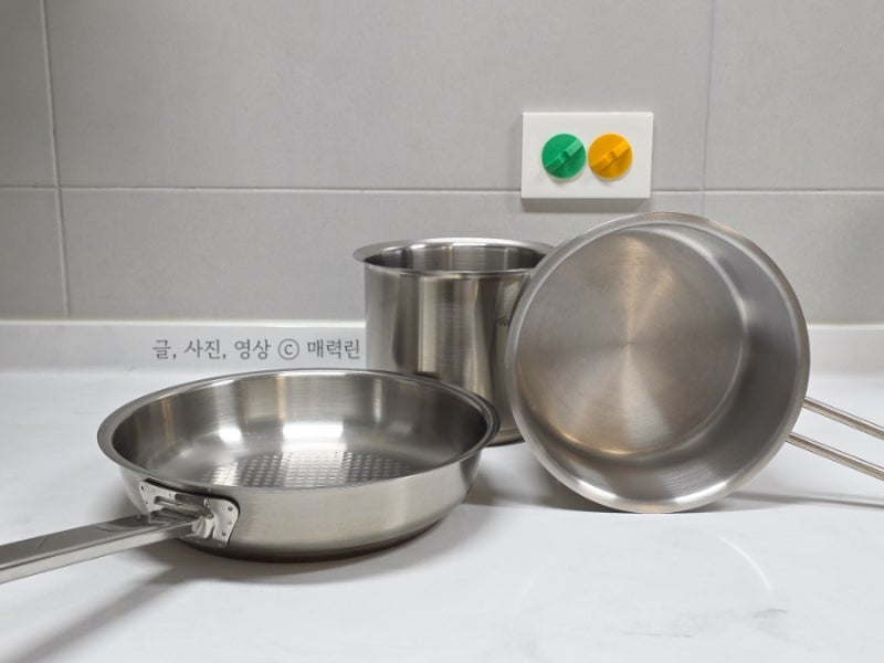 스텐 냄비 탄자국 무지개 얼룩 세척하기, 스테인리스 세척법