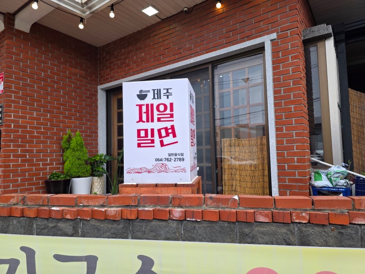  제주 서귀포 도민 맛집 가성비 밀면집, 제주 제일밀면 방문기