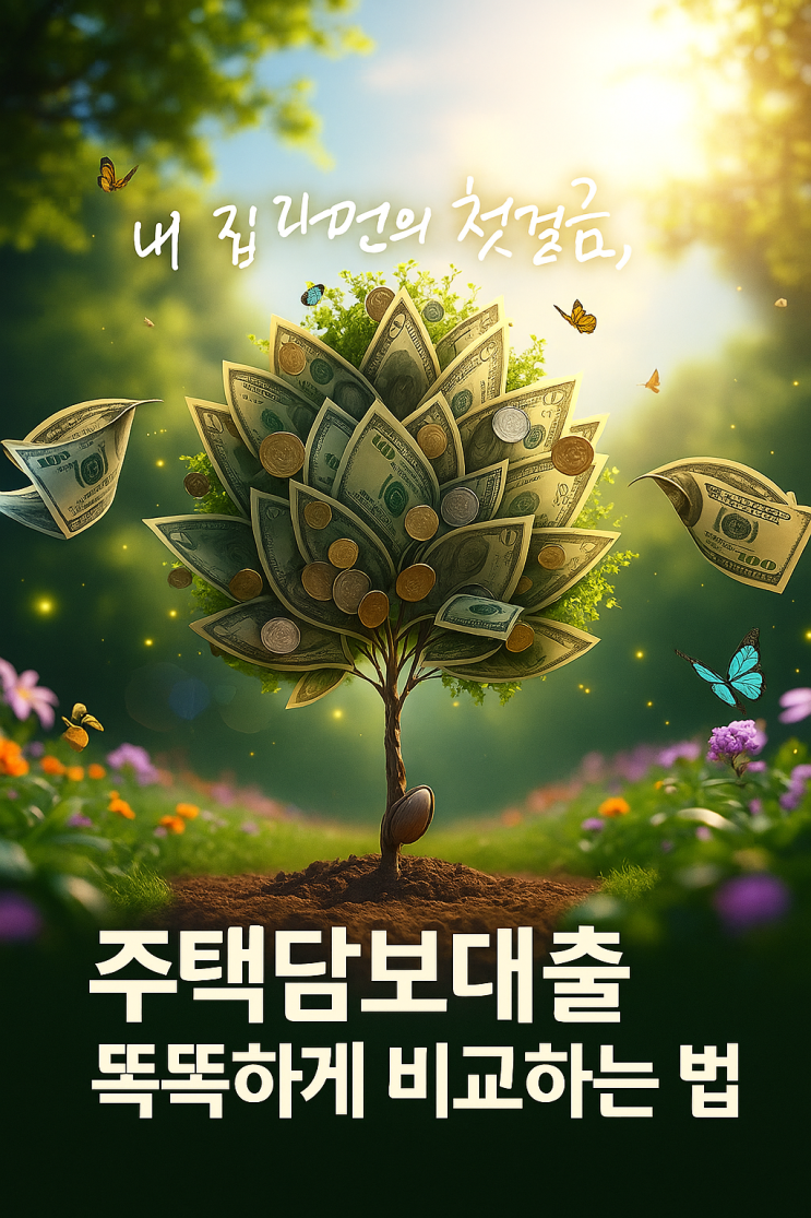  아파트 주택담보대출 금리, 한도, 조건 핵심 정리 비교