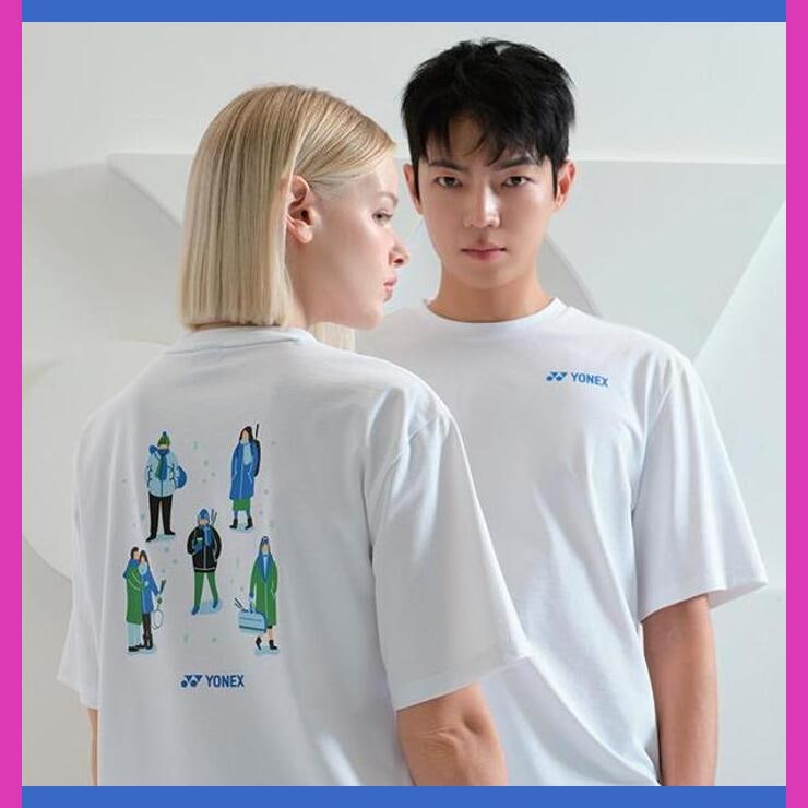 요넥스 오버핏 반팔 티셔츠 243TS042U 할인하네요