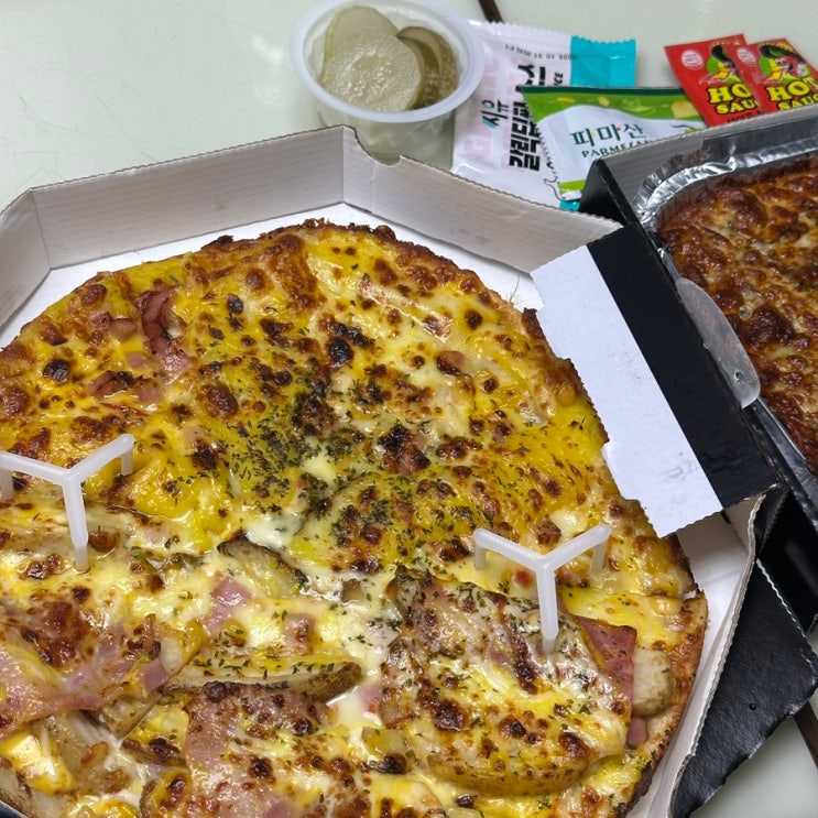  부천 신중동 맛집 신중동역 분위기 맛집 역대급피자 ️