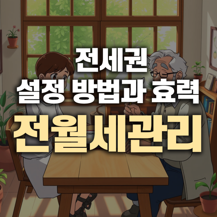  전세권 설정 방법과 효력 – 임차인 보호를 위한 필수 가이드