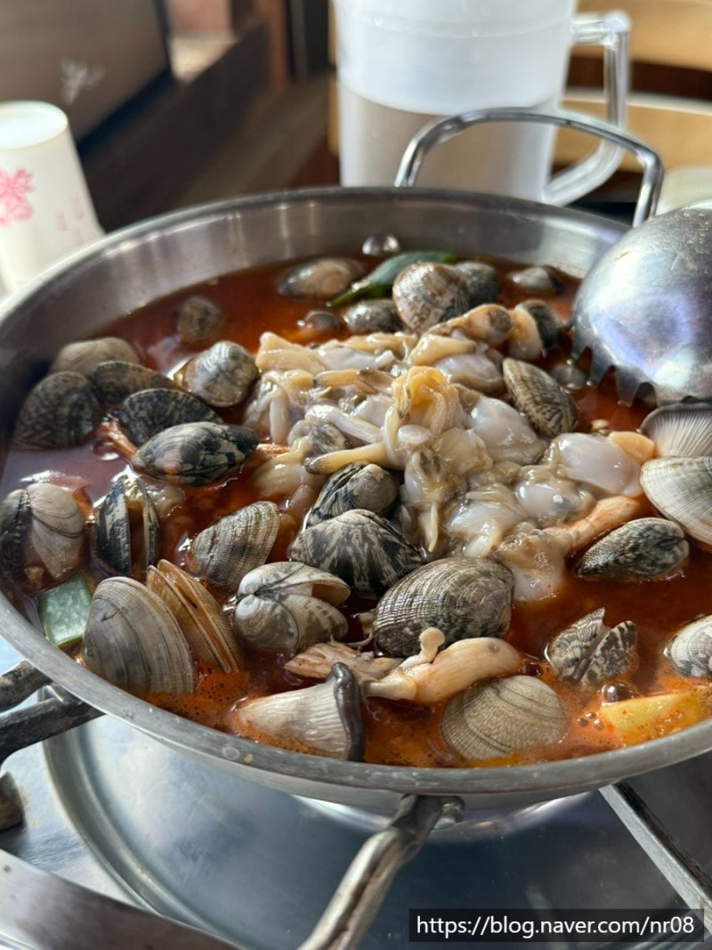 [블챌] 전현무계획 바지락고추장찌개 대부도 청미식당 따끈따끈한 후기 / 평일 웨이팅 1시간 ....