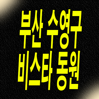  부산 광안동 비스타동원 분양가 수영역 망미역 미분양아파트