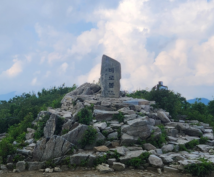  강원 평창 오대산 비로봉 - 상원사 중대 사자암 적멸보궁 코스