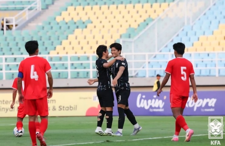 2026 AFC <b>U-23 아시안컵</b> 예선! 한국 대표팀, <b>라오스전</b> 7-0 대승