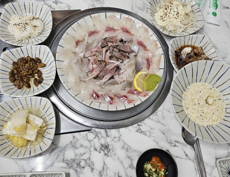 대구 두류동 가성비 횟집 추천 불로회수산 직영점 모듬회 전어.물회 매운탕 풀코스 모임 후기