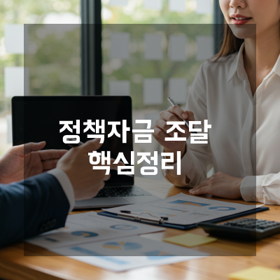  현금흐름으로 결정하는 대전 정책자금조달 유형 선택 전략