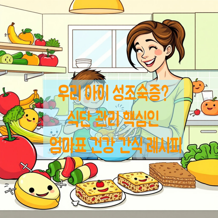  우리 아이 성조숙증? 식단 관리 핵심인 엄마표 건강 간식 레시피
