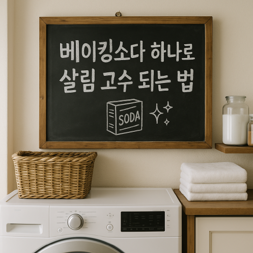   베이킹소다 하나로 살림 고수 되는 법