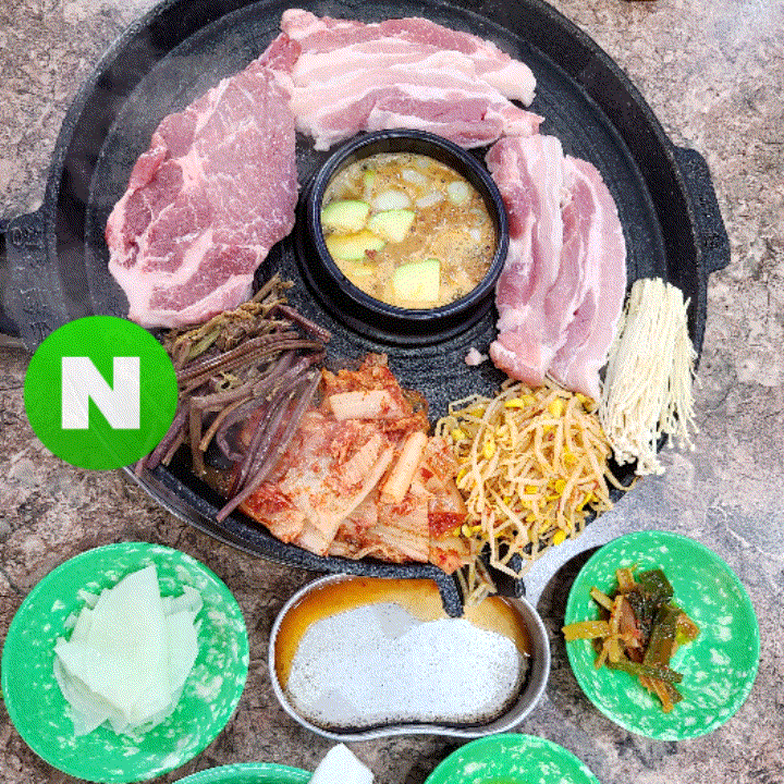 천안 고기 무한리필 꽃돼지삼겹살 두정동 고기집