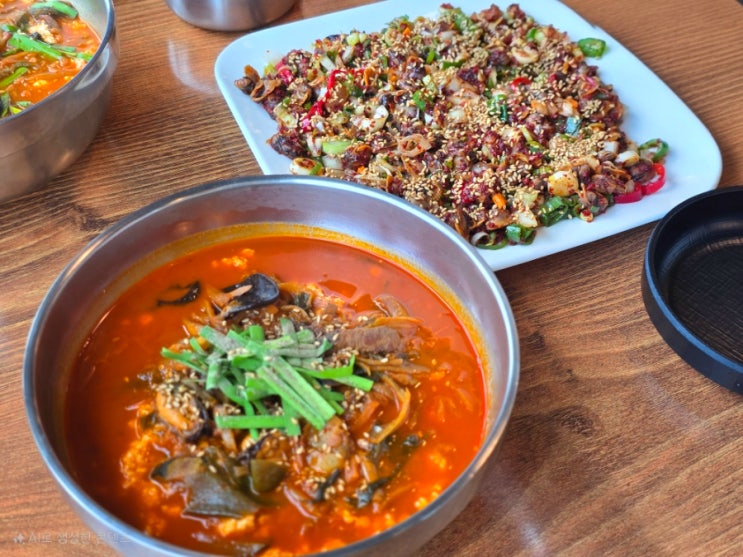  아침 메뉴 추천 강릉 순두부마을 짬뽕 순두부 초당애 후기