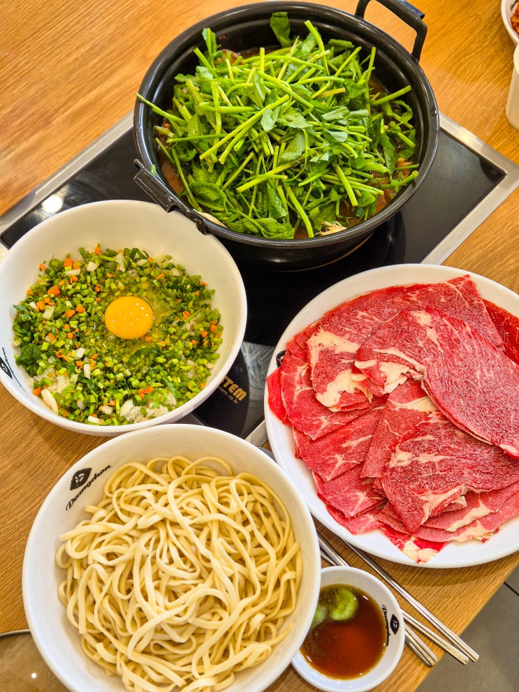  얼큰한 샤브샤브 맛집 등촌샤브칼국수 천안 풍세점 후기
